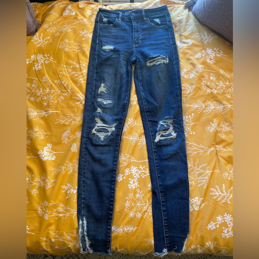 American Eagle Ripped Skinny Jeans